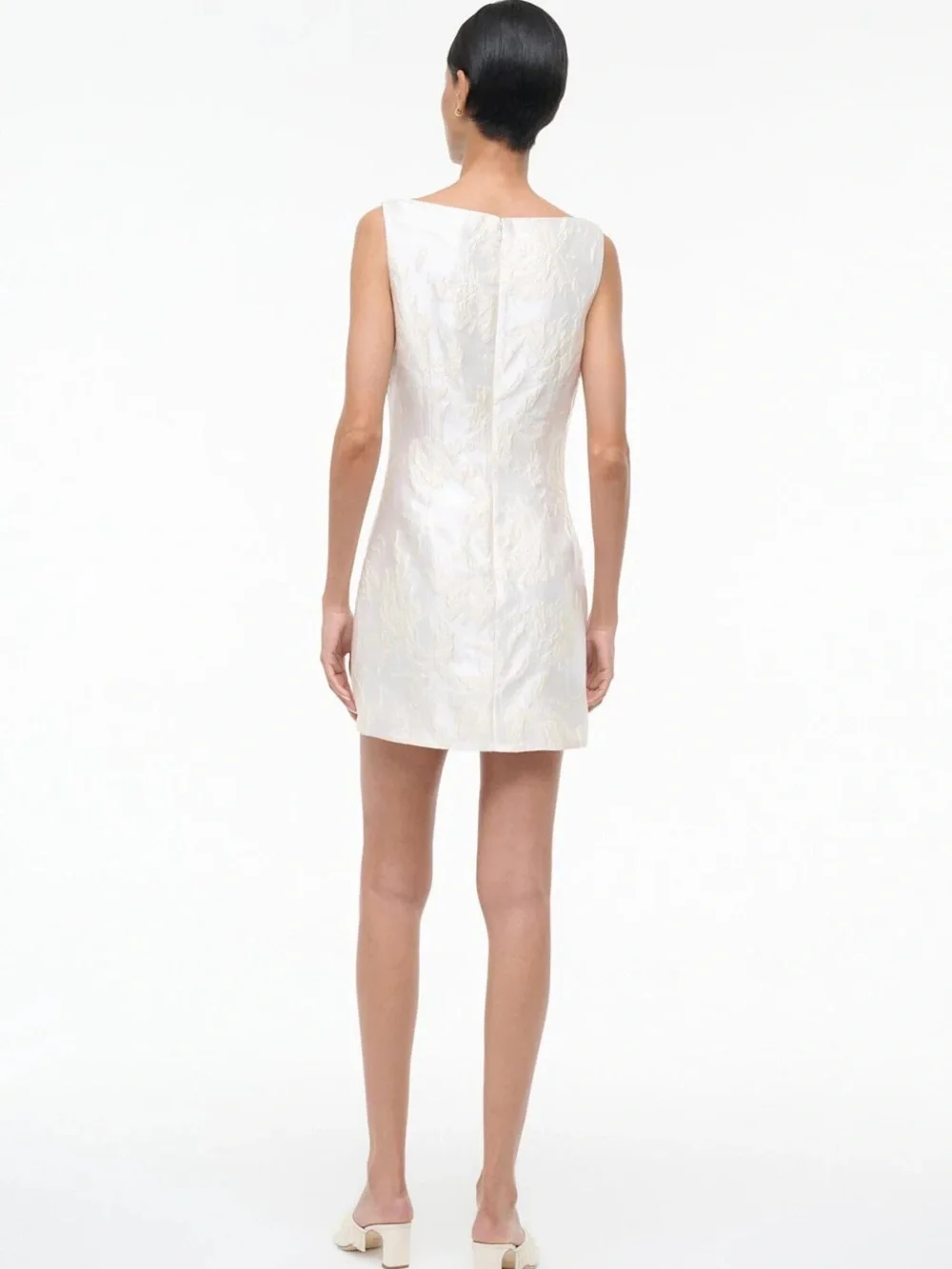 NWT STAUD Mimi Dress Botanica Ivory